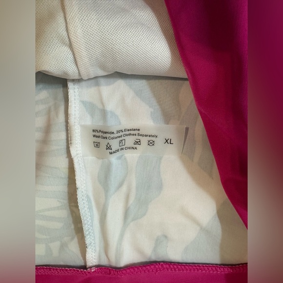 MakeMeChic Women's Halter Top Floral Swim Shorts‎ Bikini Set 2 Piece Swimsuit XL - Picture 6 of 10